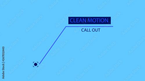 Adobe Stock - Clean Motion Call Outs - 267832443