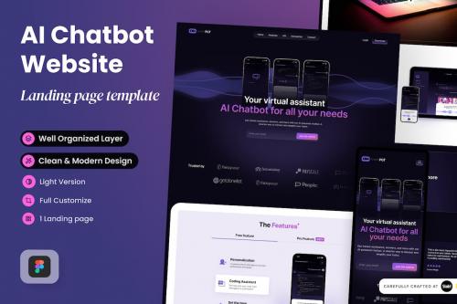 Chat PGT - Al Chatbot Website Landing Page