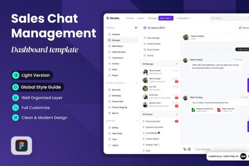 Murphy - Sales Chat Management Dashboard