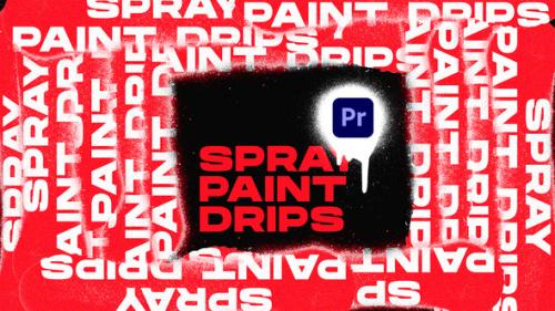 Videohive - Spray Paint Drips Transitions VOL.1 | Premiere Pro - 48997913
