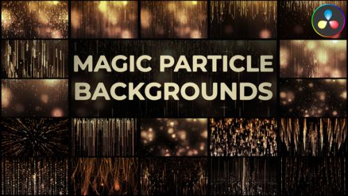 Videohive - Magic Particle Backgrounds for DaVinci Resolve - 48998684