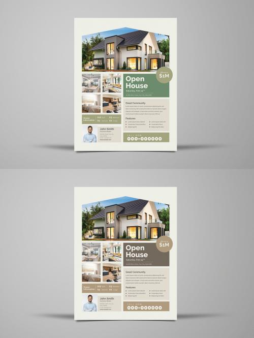Adobe Stock - Simple Real Estate Flyer Layout - 269081024