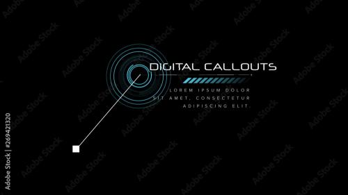 Adobe Stock - Digital Callouts - 269421320