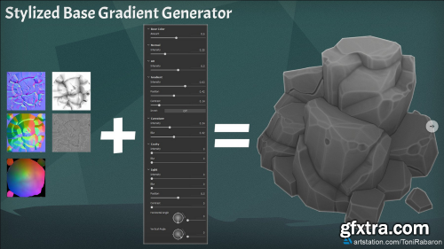 ArtStation - Stylized Base Gradient Generator for Substance Painter