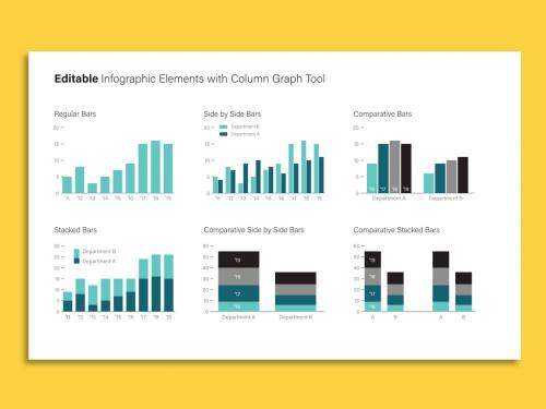 Adobe Stock - Editable Graph Elements for Data Visualization Layouts - 270854978