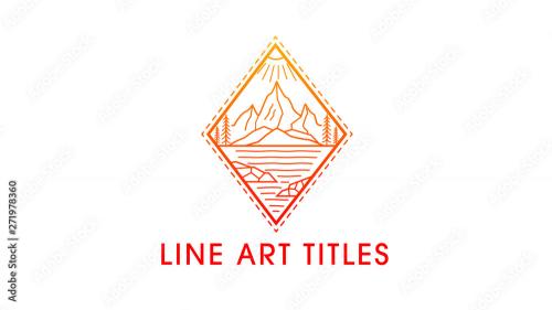 Adobe Stock - Line Art Titles - 271978360