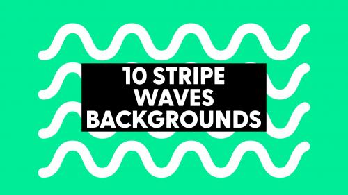 ArtList - Stripe Waves Backgrounds - 126956