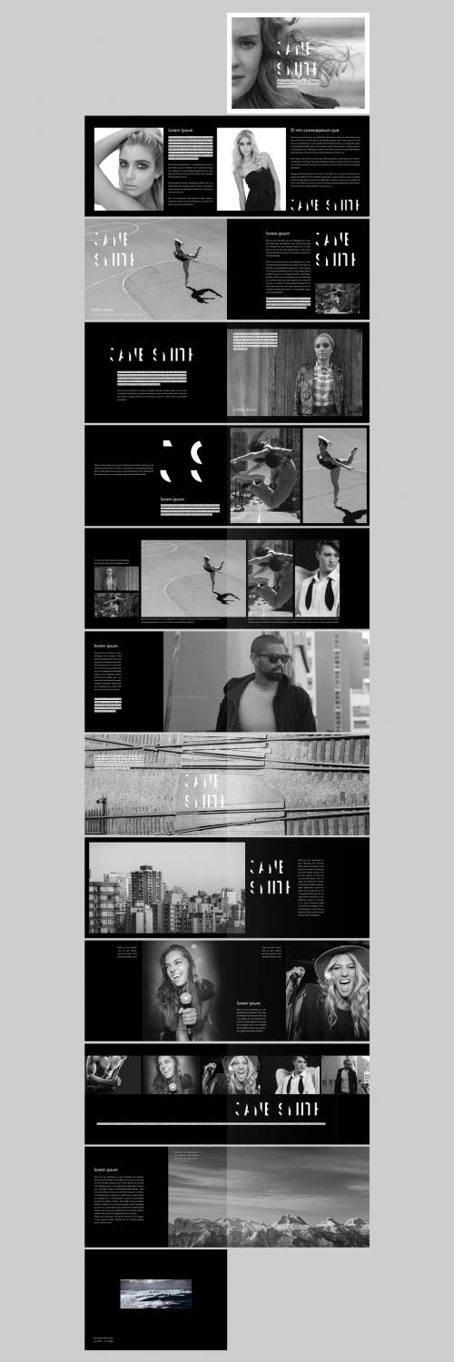 Adobe Stock - Black and White Photo Book - 272720486