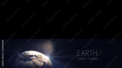 Adobe Stock - Earth Lower Thirds - 274121848