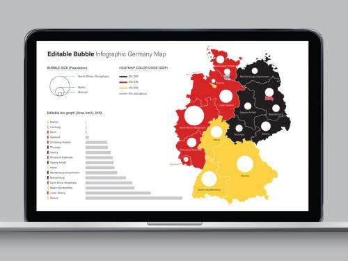 Adobe Stock - Editable Germany Map Infographic - 277555013
