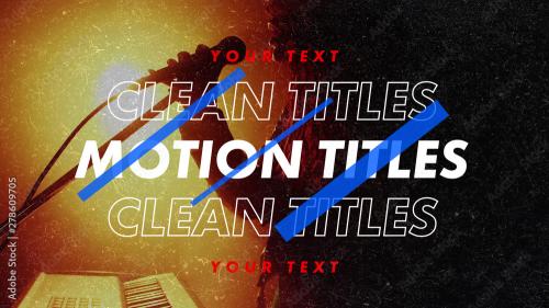 Adobe Stock - Clean Motion Titles - 278609705