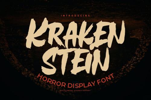 Krakenstein - Horror Display Font