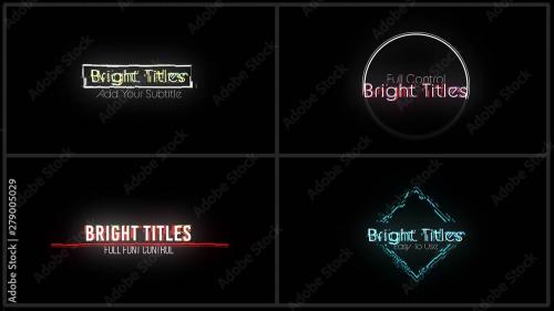 Adobe Stock - Bright Titles - 279005029