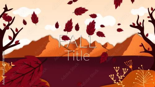 Adobe Stock - Autumnal Foliage Title - 279186601