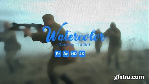 Videohive Watercolor Overlay Toolkit 49351400