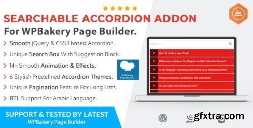 CodeCanyon - Ultimate Searchable Accordion - WPBakery Page Builder Addon v1.2.4 - 14776465 - Nulled