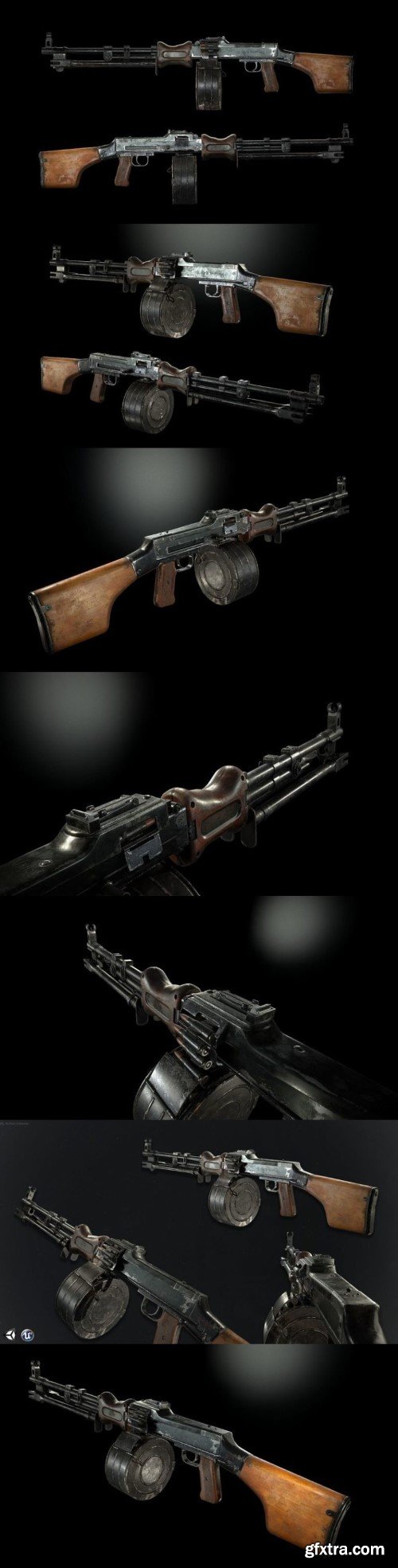 Degtyarev light machine gun – Soviet machinegun
