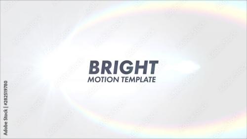 Adobe Stock - Bright Motion Template - 282519780