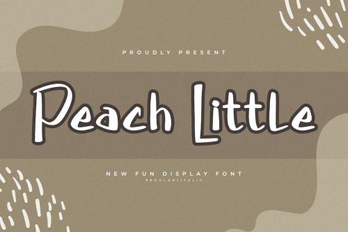 Peach Little New Funt Displat Font