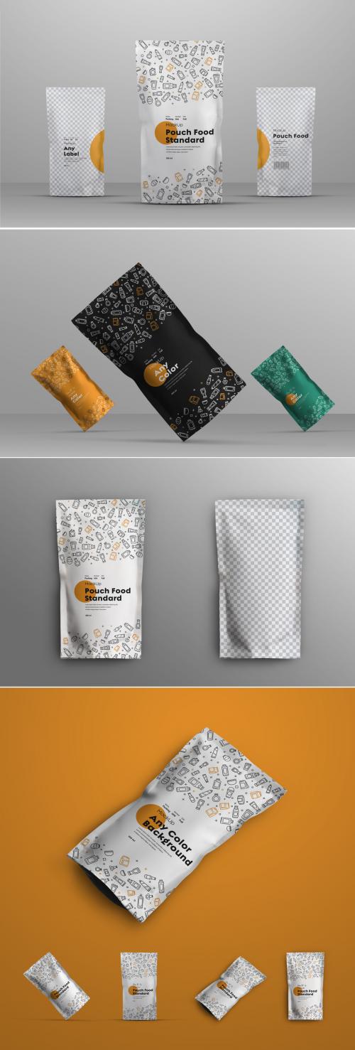 Adobe Stock - 4 Food Pouch Mockups - 285084572