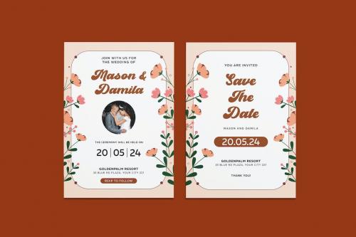Brownie Wedding Invitation Template