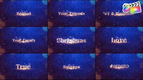 Videohive - Christmas Wishes for FCPX - 49326591