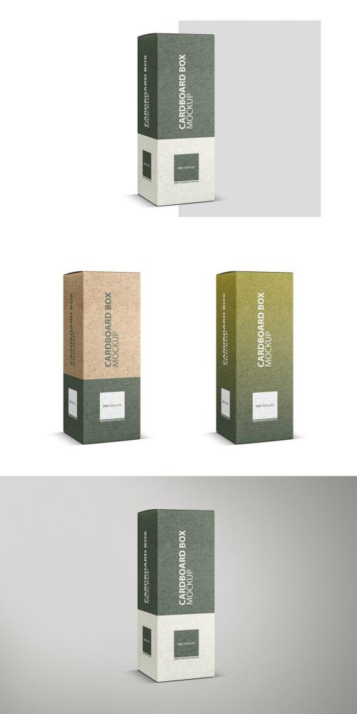 Adobe Stock - Cardboard Box Mockup - 288938941