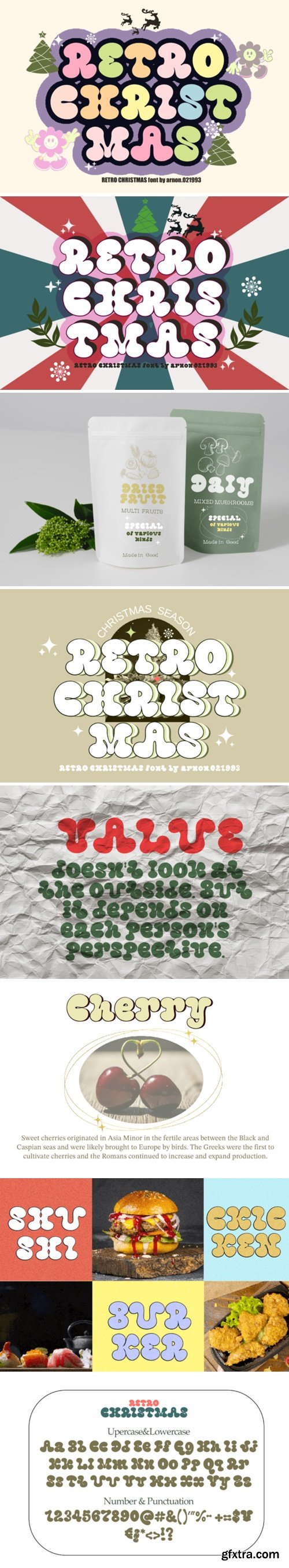 Retro Christmas Font