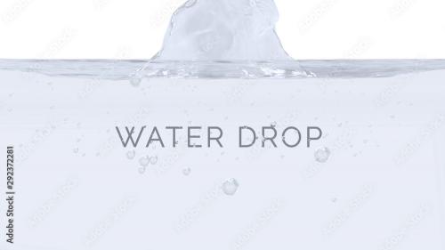 Adobe Stock - Water Drop Titles - 292372281
