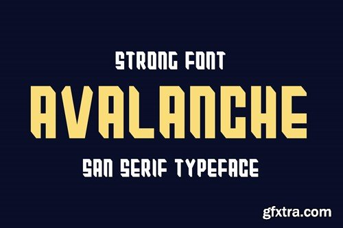 Avalanche Strong Font 6YTJXBV