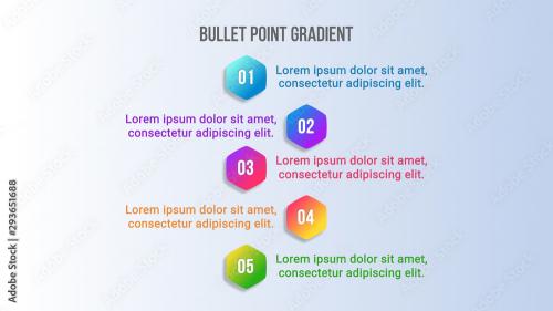 Adobe Stock - Bullet Point Gradient - 293651688