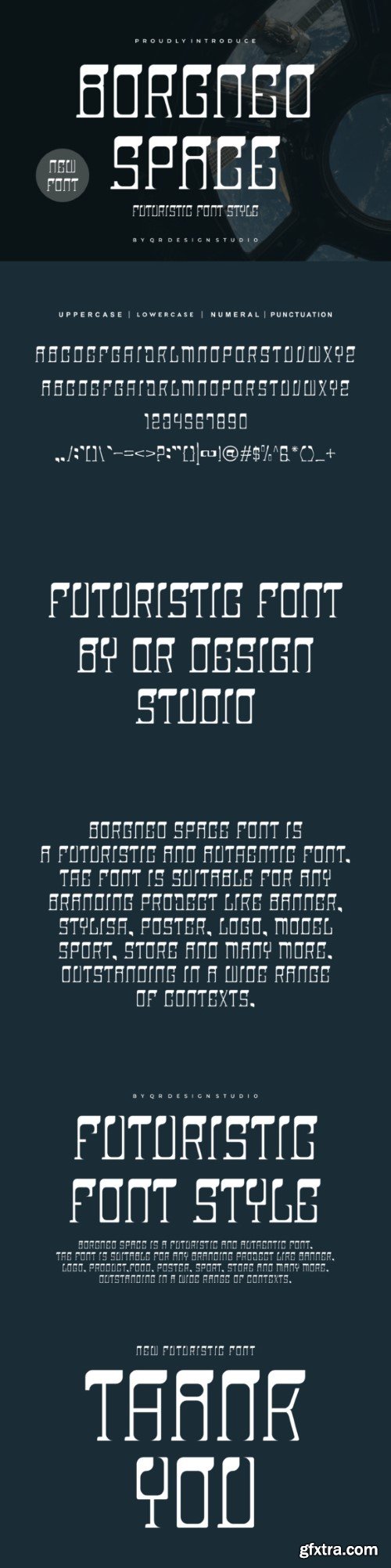 Borgneo Space Font
