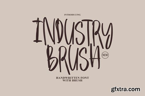 Industry - Handwritten Brush Q5S5U9V
