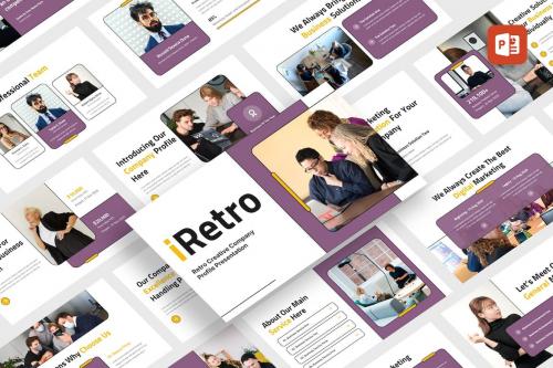 Retro - Company Profile PowerPoint Template