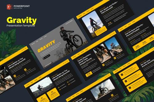 Gravity - Bike Sport Powerpoint Template