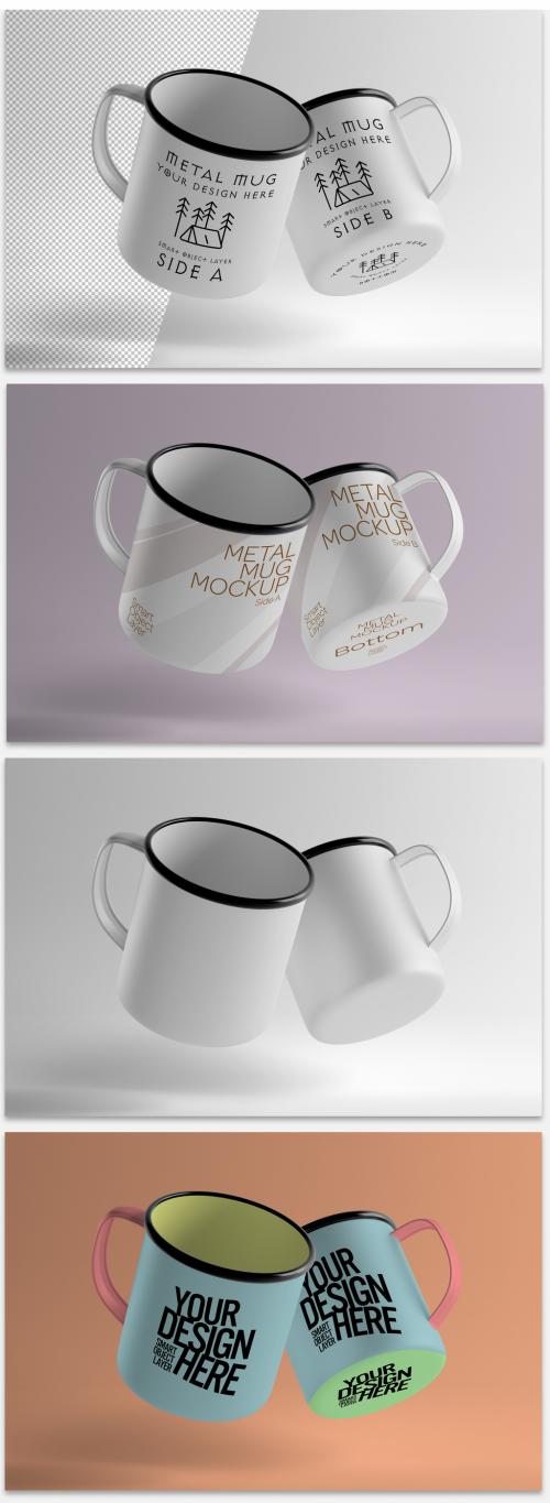 Adobe Stock - Metal Mug Mockup - 293888525