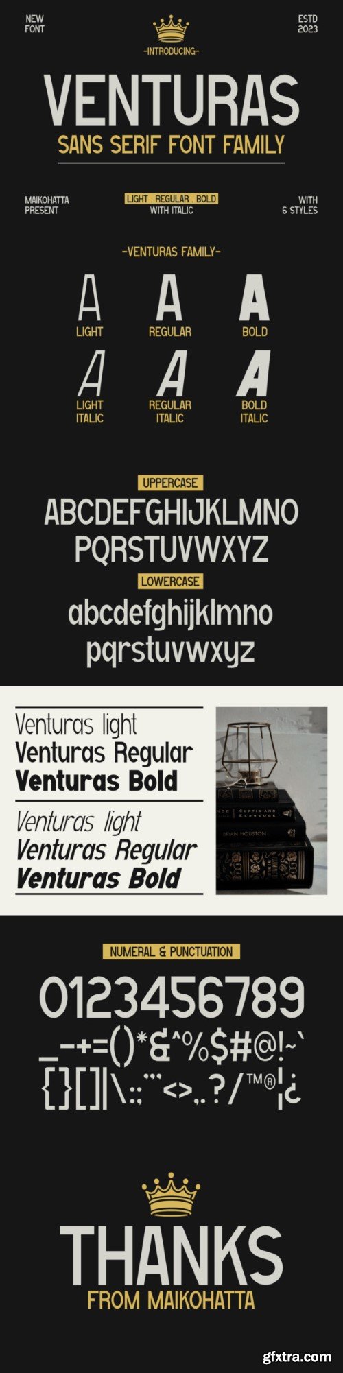 Venturas - Sans Serif Font Family