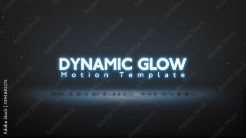 Adobe Stock - Dynamic Glow Title - 294692275