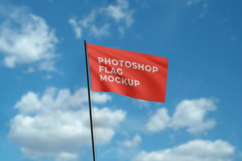Photorealistic Flag Mockup