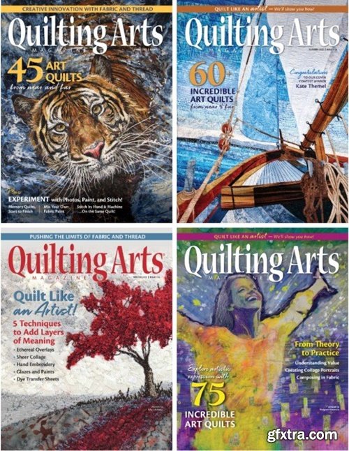 Quilting Arts Magazine - Full Year 2023 Collection