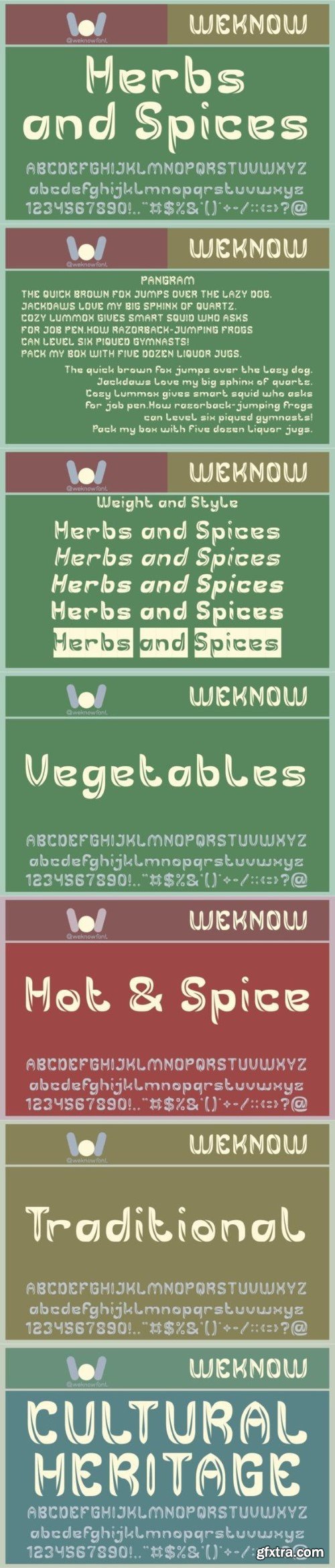 Herbs and Spices Font Family
