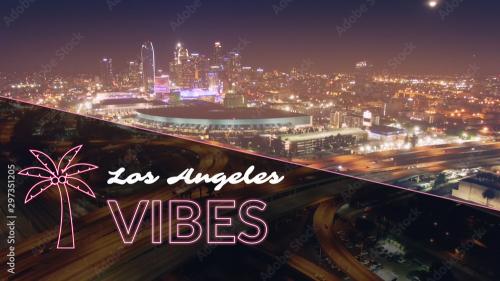 Adobe Stock - Neon L.A. Vibes Story for Instagram - 297351205