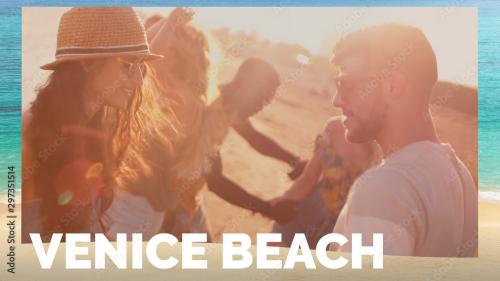 Adobe Stock - L.A. Beach Party Story for Social Media - 297351514