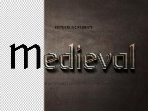 Adobe Stock - Solid old Iron Text Effect - 299602581