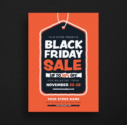 Adobe Stock - Black Friday Event Flyer - 299775132