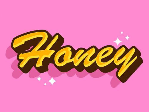 Adobe Stock - Sweet Honey Text Effect - 300720643