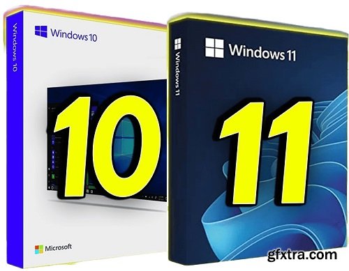 Windows 11 & Windows 10 AIO 26in1