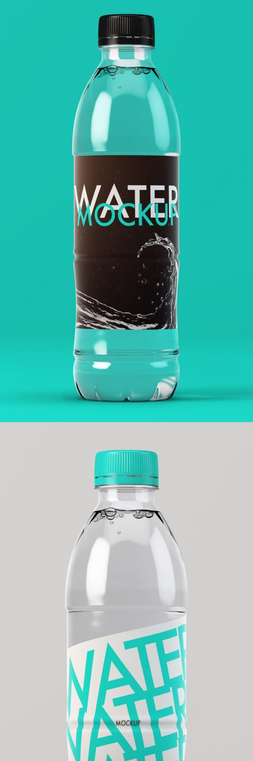 Adobe Stock - Water Bottle Mockup - 302307898