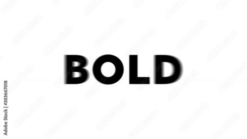 Adobe Stock - Black & White Bold Title - 303667018