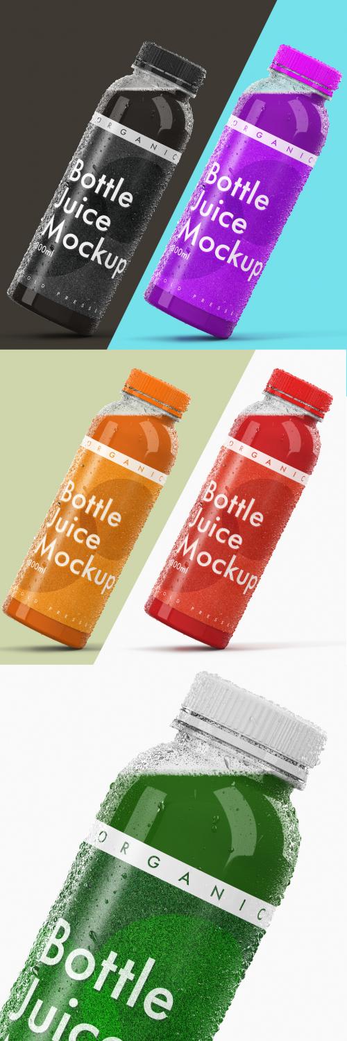Adobe Stock - Juice Bottle Mockup - 303885922